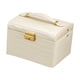 thumbnail image 1 of Caja De Almacenamiento De Joyas Multicapas Para Relojes Regalo De Novia Mujeres Niñas Blanco, 1 of 5