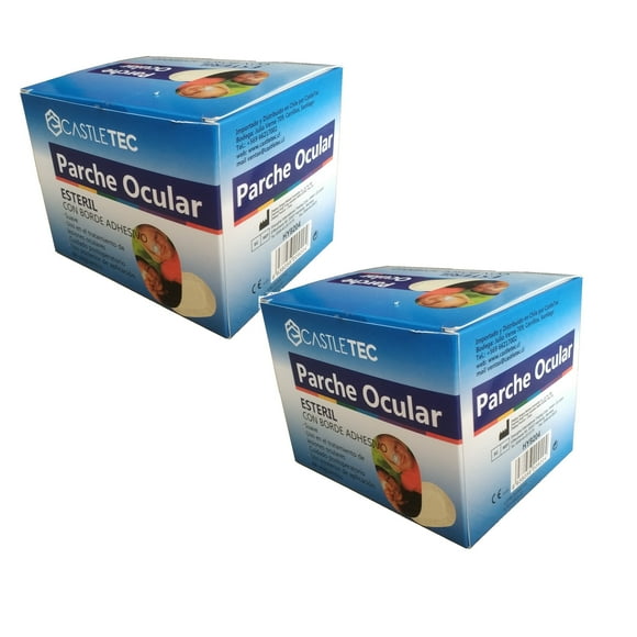 PACK 2 cajas de Parche Ocular Total 100 unid Piel