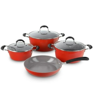 Bateria De Cocina 7 Piezas Venus Bohlier Aluminio Forjado