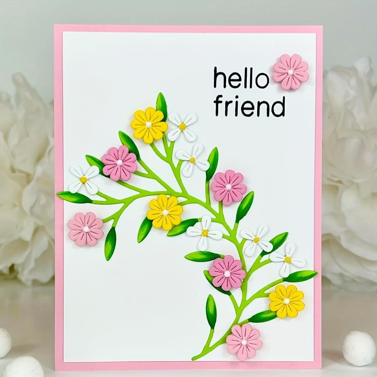 Cutting Die Mcpoox Flowers Narcissus Para Álbumes De Recortes