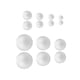 thumbnail image 1 of 14 piezas de bolas de espuma blanca Proyectos de artesanía Bolas de poliestireno hechas a mano Bolas de artesanía blancas para cumpleaños Boda Arreglo, 1 of 5