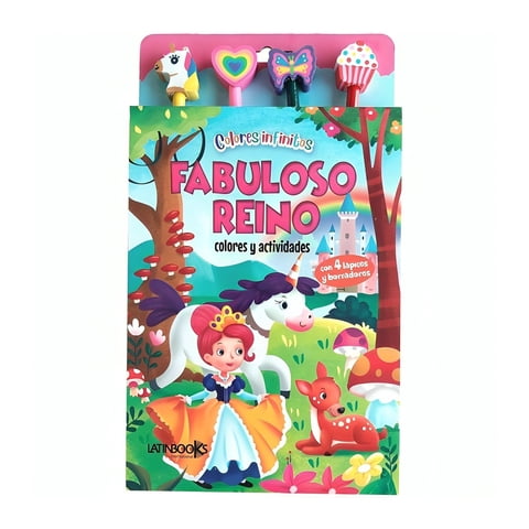 Latinbooks - Libro Colores Infinitos Fabuloso Reino Equipo Editorial