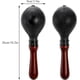 thumbnail image 2 of Juego de 4 maracas de concierto de madera, sonajas de rumba, instrumento de percusión manual, ideal para estimular el ritmo de la salsa, con carcasas de plástico ABS y mangos de madera para fiestas y, 2 of 5
