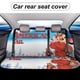 thumbnail image 5 of Princesa Rosalina-theme Car Rear Seat Covers Back Elastic Flexible Car Seat Covers Decorative Fits Most Cars 120x59x76cm, 5 of 6