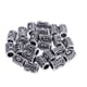 thumbnail image 3 of Paquete De 24 Colgantes De Runas Vikingas, Cuentas Nórdicas, Colgante Nórdico, Pelo, Barba, Plata, 3 of 3