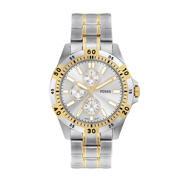 Reloj Fossil Garrett Multifuncional para Hombre en Acero Inoxidable Bicolor (Modelo: FS6148)