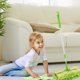thumbnail image 2 of Juego de escoba y recogedor para niños, especial para bebés, escoba pequeña, mopa, miniescoba para niños, juguetes para barrer y fregar, 2 of 5