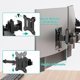 thumbnail image 4 of Soporte de Monitor Triple WALI 41‑81 cm 6,9 kg, 4 of 9