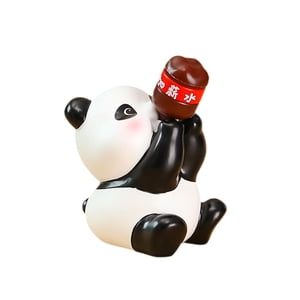 Bothyi - Estatua De Animal, Linda Figura De Animal Modelo Para Gabinete, Regalo De San Valentín, Cumpleaños, Panda