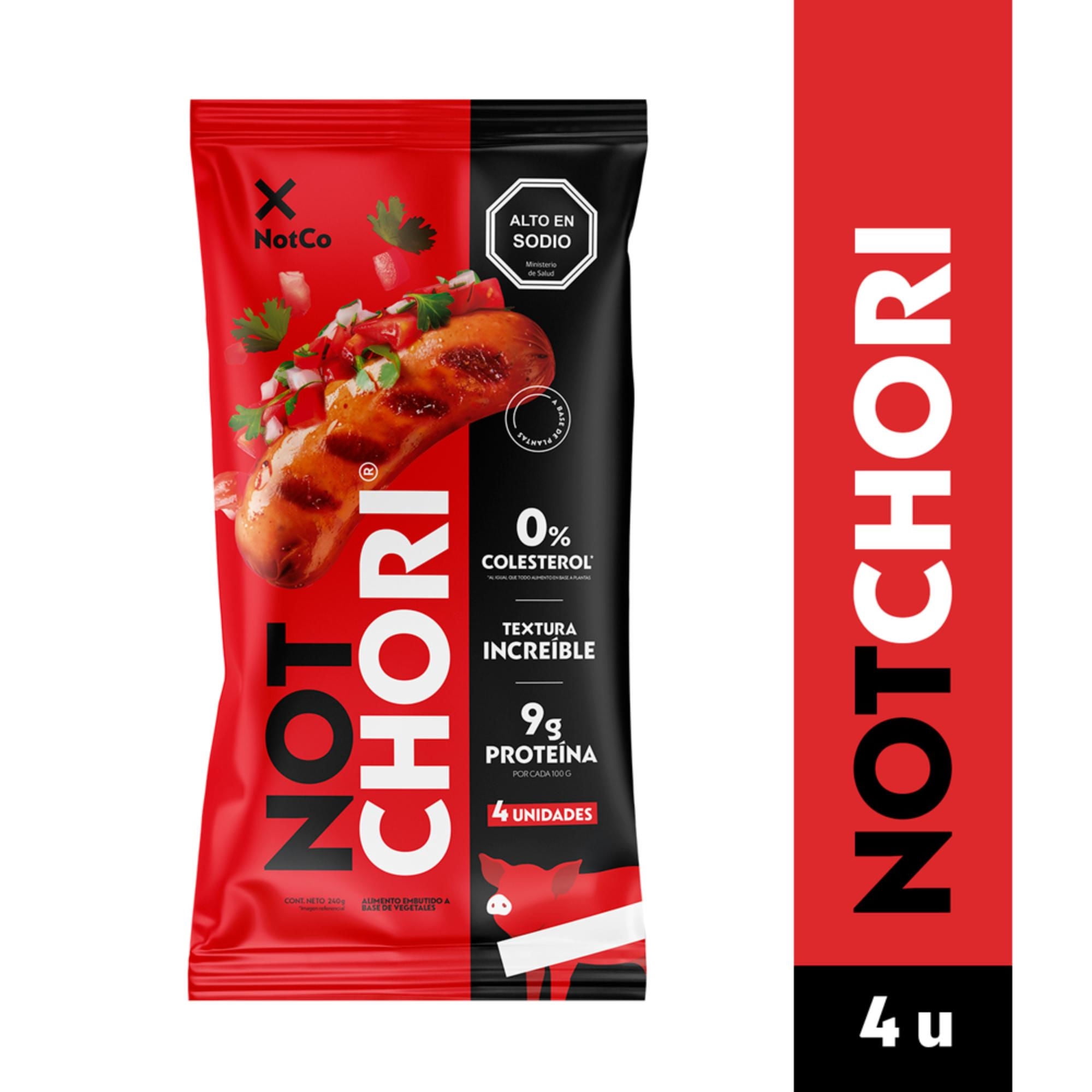 Chorizo Vegetal Notchori 240 g Notco