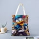 thumbnail image 2 of Donald Duck: Sailor Duck Bolso de tela con estampado de lienzo para mujer, bolsa de compras reutilizable y estética, con cremallera interior, regalo para mujer,38*45cm., 2 of 6
