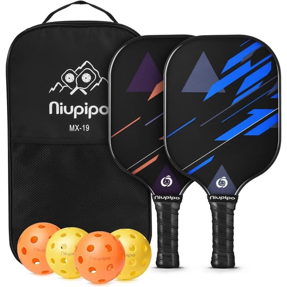 Pala Pickleball Niupipo MX19 Set 2 USAPA Fibra
