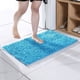 thumbnail image 1 of suxuMhao Tapetes de Baño Antideslizantes Lavables Absorbentes Tapete de Baño Tapete de Piso de Baño Azul Claro 45 X 70cm 1 Paquete Suave Antideslizante Absorbente de Agua Duradera Tapete de Piso, 1 of 4