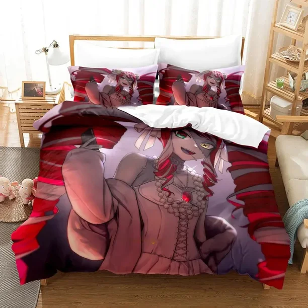 KAWAII Anime Girls Kureiji Ollie Bedding Set Duvet Cover Bed Set Quilt Cover Pillowcase Comforter Boys Adult Bed Sheets