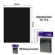thumbnail image 5 of Fundas para cartas ZXJSHUDSA 66 x 91 mm negro mate 800 uds, 5 of 7