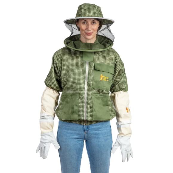 Campera Apícola Ventilada Massive Bee Store Oliva Talle S
