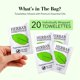 thumbnail image 2 of Toallitas y toallitas Herban Essentials Peppermint (20 unidades), 2 of 7