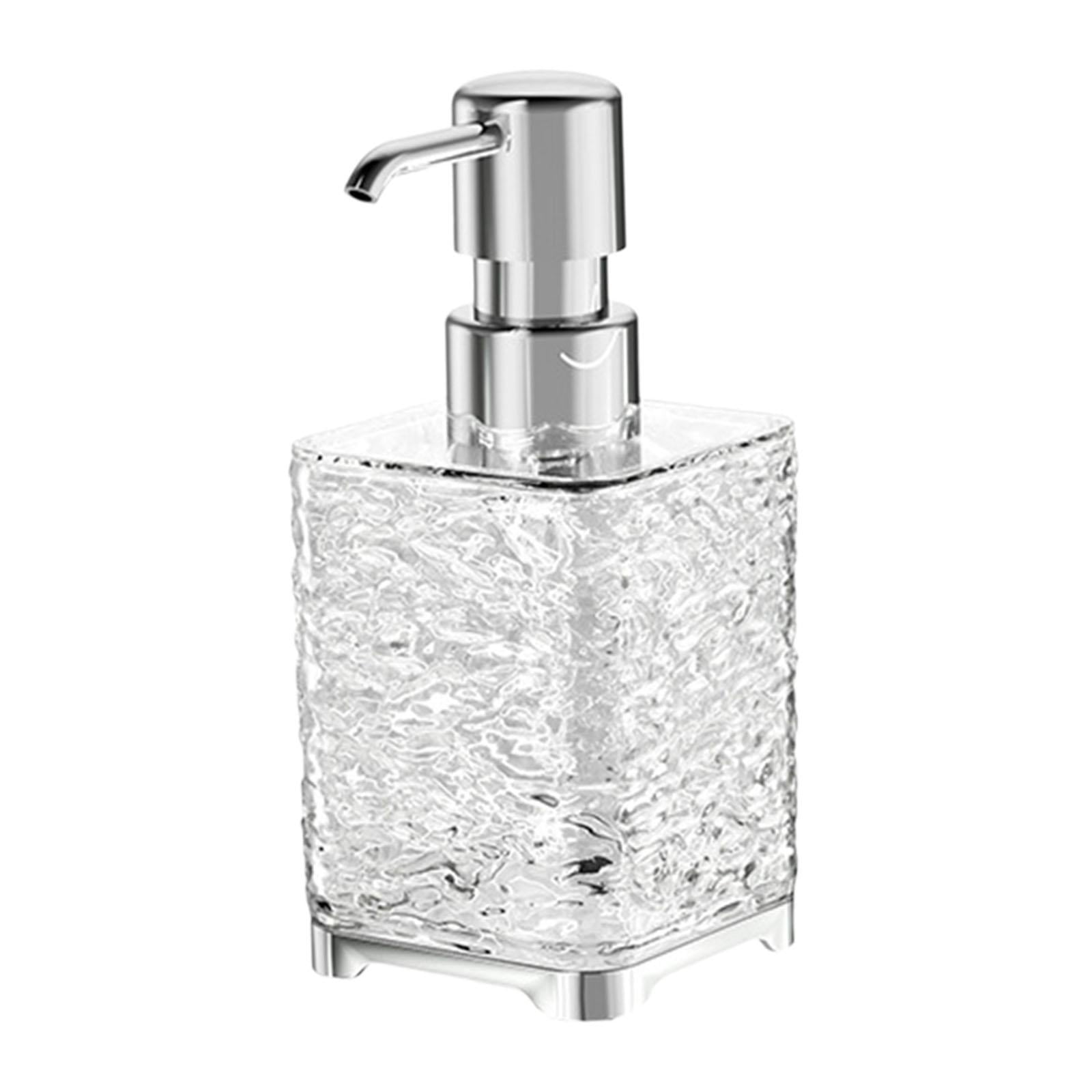 Bothyi - Dispensador De Jabón Líquido, Botella Con Bomba De Loción Para Baño, Encimera De Jabón Líquido, Transparente