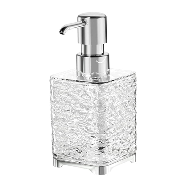 Dispensador De Jabón Líquido, Botella Con Bomba De Loción Para Baño, Encimera De Jabón Líquido, Transparente