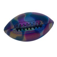 Magideal - Pelota De Rugby Brillante, Fútbol Americano, Pelota De Rugby Portátil Iluminada, Tamaño Oficial, Fútbol Para Juegos, Regalo De Entrenamiento De Fútbol Correa Negra