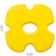 thumbnail image 2 of Rib de cerámica MudTools Edgy Rib amarillo, dureza media, polímero, 2 of 3