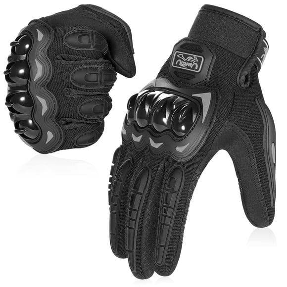 Guantes de moto COFIT con pantalla táctil completa, negros, XL