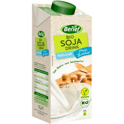 Bebida Vegetal De Soya Órganica Caja 1000 Ml Berief