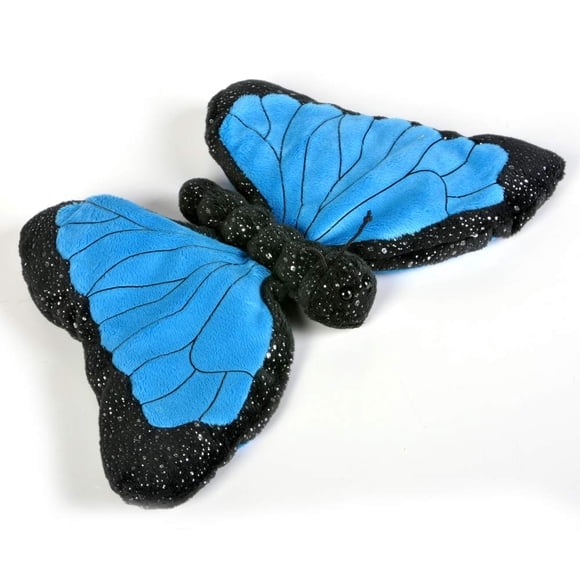 Mariposa de peluche Rhode Island Novelty Blue Morpho 30 cm