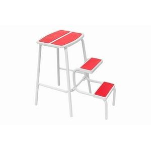 Piso Escala Titán Blanco-Rojo Agm