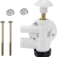 Xusx111 - 2Pcs 385314349 Rv Asamblea De Válvula De Agua Remolque Remolque Kit De Reparación De Inodoro Reemplazo Lavado Al Vacío Pedal Lavado Inodoros