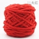 thumbnail image 1 of Xiao Hua Hilo para ganchillo, 2 rollos, hilo de poliéster, ideal para mantas, bolsos, manualidades, perfecto para aficionados al ganchillo, ideal para regalar y proyectos de bricolaje, rojo, 1 of 3