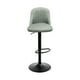 thumbnail image 1 of Silla Piso Bar Comedor Ajustable Moderna Tapizada Gris Giratoria verde, 1 of 6