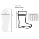 thumbnail image 3 of Bota Lluvia N 40 Negra Reforzada Blackbull, 3 of 3