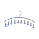 thumbnail image 1 of Percha De Ropa Con Clips Sujetadores Resistentes Perchas De Clip Para Secar Corbata Ropa Interior Azul, 1 of 5