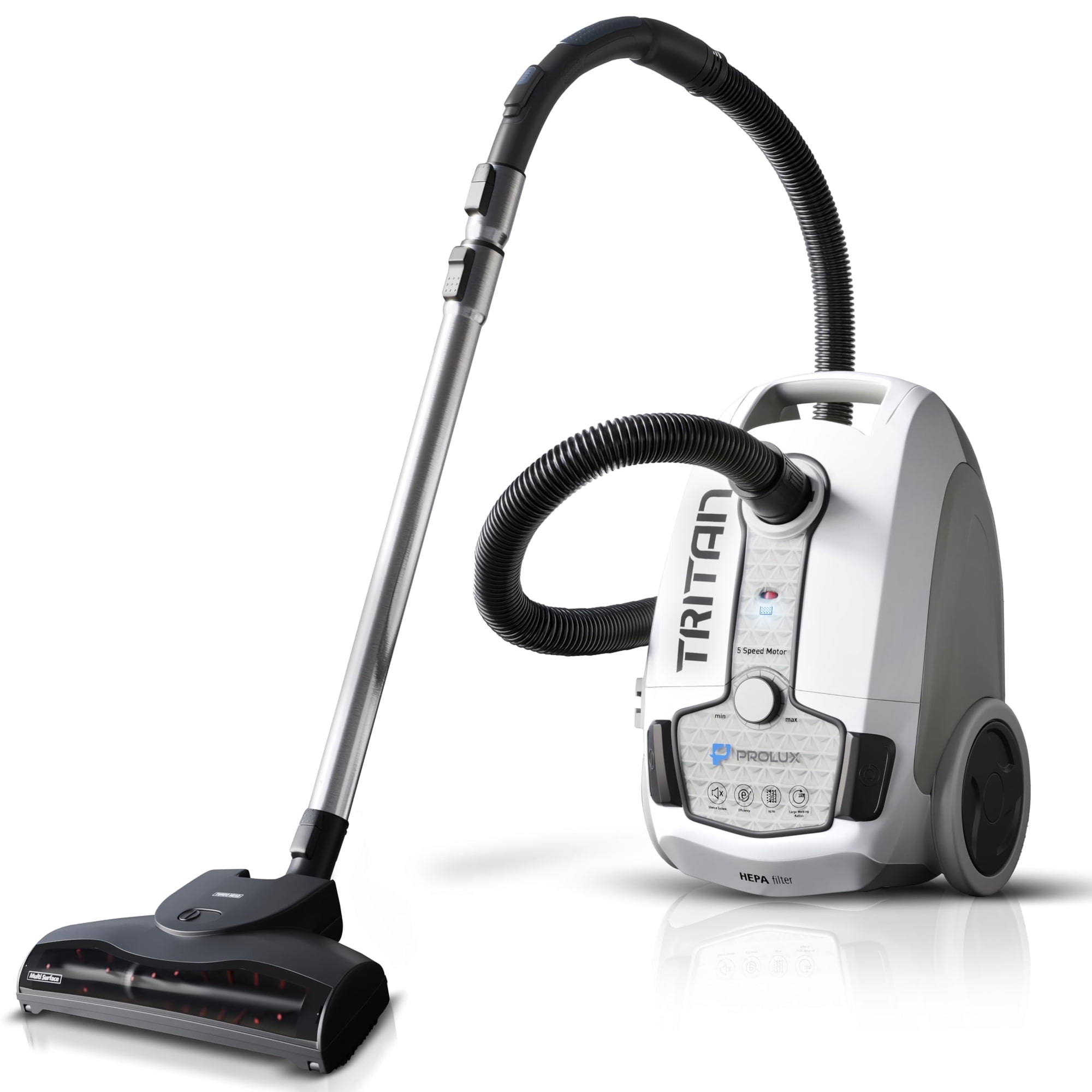 Aspirador Con Bote Ensacado Prolux Tritan Hepa 140cfm