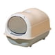 thumbnail image 1 of Caja De Arena Para Gatos Con Capucha, Cerrada Y Cubierta, Desmontable Con Solapa En La Puerta Delantera, Rosa Claro, 1 of 5