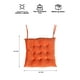 thumbnail image 4 of Cojín para Silla Naranja 40x40 cm, 4 of 5