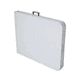 thumbnail image 2 of Mesa Plegable Tipo Maleta Blanca Lavable Multiuso, 2 of 4