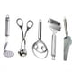 thumbnail image 1 of 5pcs, Kitchen Tool Set, Potato Press, Meatball Maker, Manual Egg Beater, Noodle Roller Cutter, Pizza Cutter, Pizza Spatula, Stainless Steel Kitchen Gadget Set, Kitchen Supplies, 1 of 2