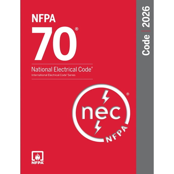 Libro NFPA 70, Código Eléctrico Nacional NEC 2026, tapa blanda