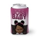 thumbnail image 1 of Bebé Jefe Niña de África Funda enfriadora de latas, aislante de bebidas para mantener frías o calientes, funda térmica plegable para latas, portabebidas reutilizable, 1 of 6
