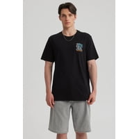 Fashionspark - Polera Hombre Print Negro - X