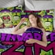 thumbnail image 4 of Invader Zim Face on print Soft Bed Set Lightweight 3 Pieces Bedding Sets for All Season Comforter Set Easy Care, 4 of 5