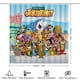 thumbnail image 2 of Jellystone-theme 4-Piece Shower Curtain Set with Rugs, Waterproof Bathroom Decor Set Includes Bath Mat, U-Shaped Rug, Toilet Lid Cover and Curtain with Hooks, 2 of 6