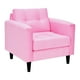 thumbnail image 2 of Sofa Retro 1c Felpa 00 Rosado, 2 of 6