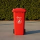 thumbnail image 2 of Contenedor de Basura Qrubber 120 lts rojo QRubber, 2 of 4