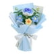 thumbnail image 3 of Ramo De Flores De Ganchillo Flores Tejidas Para Festival Girl Friend Día De La Madre Azul, 3 of 3