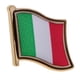 thumbnail image 2 of Pin De Bandera Nacional De Metal, Insignia Esmaltada Para Ropa, Solapa, Bolso, Decoración, Italia, 2 of 3