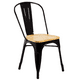 thumbnail image 1 of Pack de 2 Silla Tolix Asiento de Madera, 1 of 2