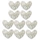 thumbnail image 1 of 10pcs Corazón Colgante Ornamento Festival Decorativo Ratán árbol De Navidad Colgante, 1 of 5